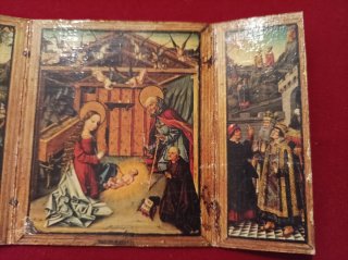 Cuadro Tríptico Nacimiento de Jesús