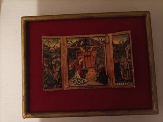 Cuadro Tríptico Nacimiento de Jesús