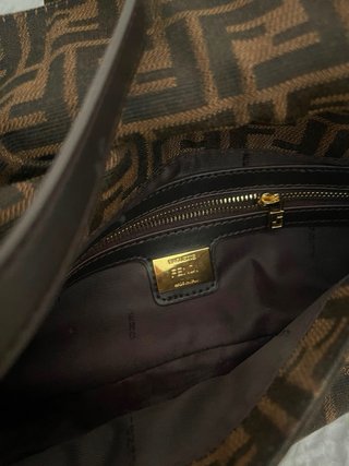 Borsa Fendi Marrone e Oro