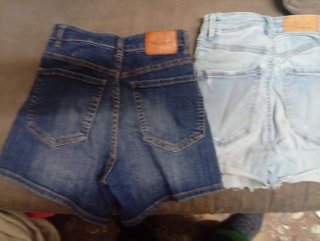 Lote 2 shorts vaqueros Stradivarius y Pull&Bear