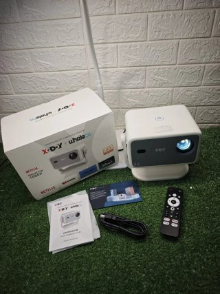 Proyector Xgody N6 HD 1080P Beige/Blanco