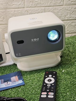 Proyector Xgody N6 HD 1080P Beige/Blanco