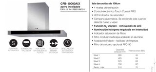 Campana Extractora Fagor CFB-10000AIX 100cm
