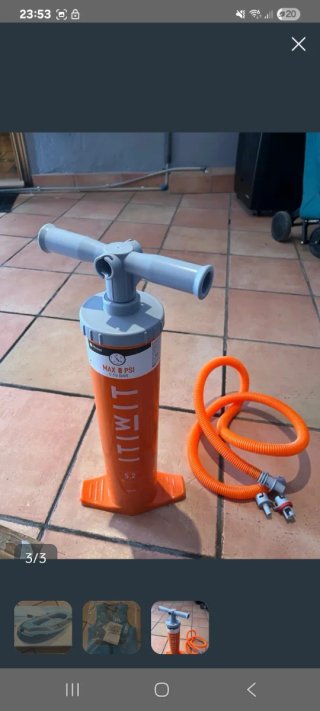 Barca inflable con accesorios