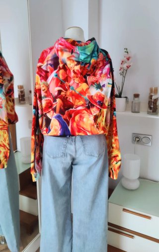 Sudadera One Piece All-Over Print - Portgas D. Ace