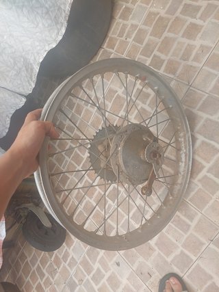 Ruedas y manillar moto puch
