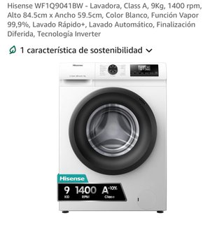 Lavadora Hisense WF1Q9041BW 9kg 1400rpm
