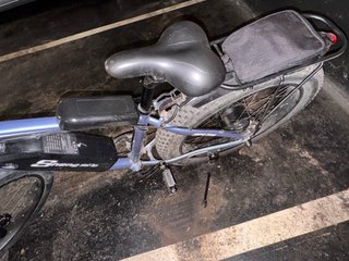 Bicicleta Eléctrica Fat Bike Azul