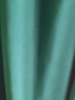 Vestido lencero verde.