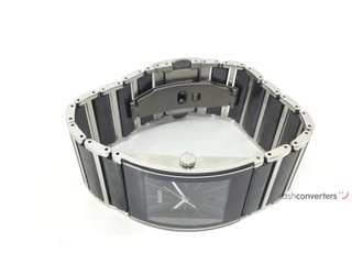 reloj alta gama caballero rado 04608 titanium ceramic