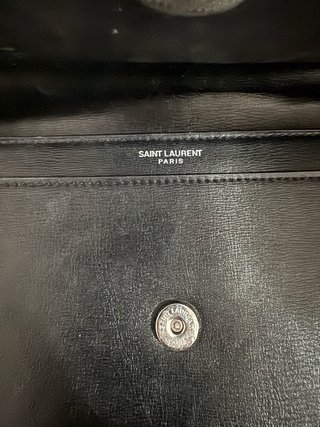 Bolso YSL Yves Saint Laurent Negro piel real.