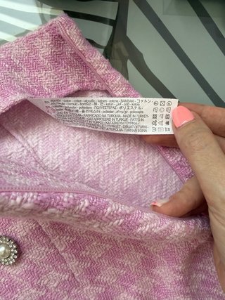 Falda pantalón Zara rosa Talla S