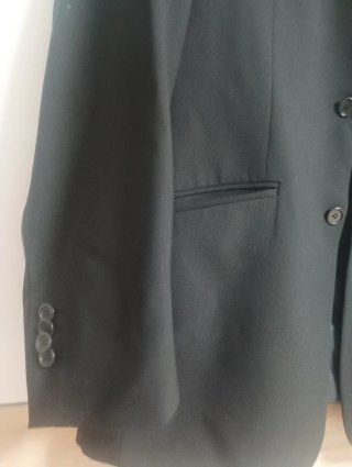 Americana Zara Negra Talla L Hombre