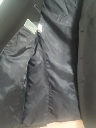 Americana Zara Negra Talla L Hombre