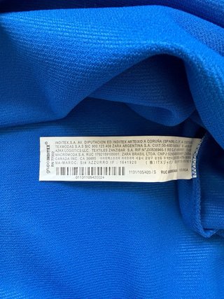 Mini falda Zara azul klein Talla S