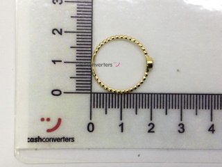 anillo oro 18k con piedra con circonita