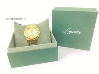 reloj pulsera caballero lanscotte solar cronógrafo
