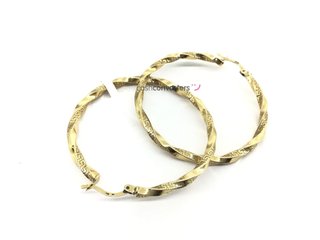 argollas oro 14k