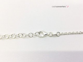 collar plata 925mm con piedra con perla 20 2.5cm