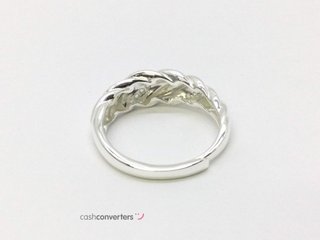 anillo plata 925mm con piedra con circonita