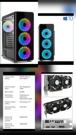 Pc Gaming -(AMD Ryzen 3 3200G) 16GBDDR4 - 1.240SSD