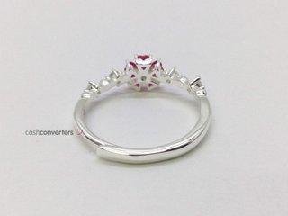 anillo plata 925mm con piedra con circonita