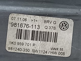 ELEVALUNAS DELANTERO DERECHO VOLKSWAGEN PASSAT BE