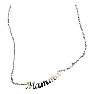 Collana con nome Mamma in corsivo