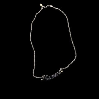 Collana con nome Mamma in corsivo