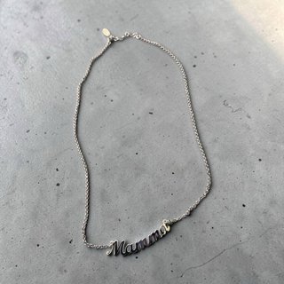 Collana con nome Mamma in corsivo