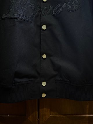 Louis Vuitton Black LV Lovers Varsity Jacket