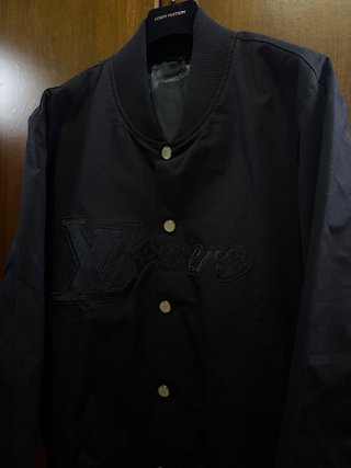 Louis Vuitton Black LV Lovers Varsity Jacket