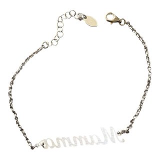 Bracciale con nome Mamma in corsivo