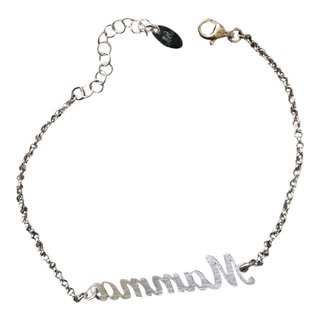 Bracciale con nome Mamma in corsivo