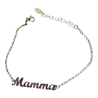 Bracciale con nome Mamma in corsivo