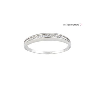 anillo oro 18k con piedra con circonita