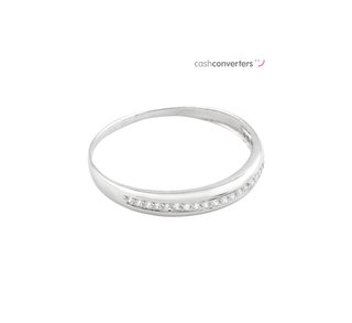 anillo oro 18k con piedra con circonita