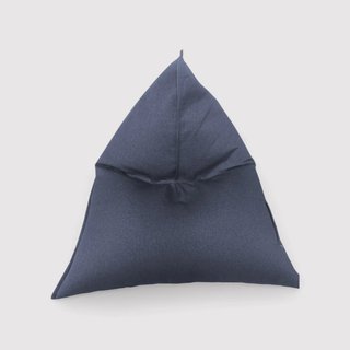 Erytrina - Fodera per pouf a sacco blu da riempire · Tessuto