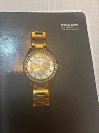 Reloj Fossil Dorado