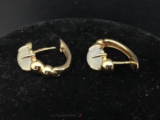 pendientes oro 18k con piedra