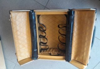 Valigia beauty Fendi anni 80 beige/nera