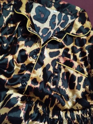 Pijama Mujer Leopardo Talla S