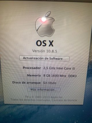 MacBook Pro OS X 10.8.5