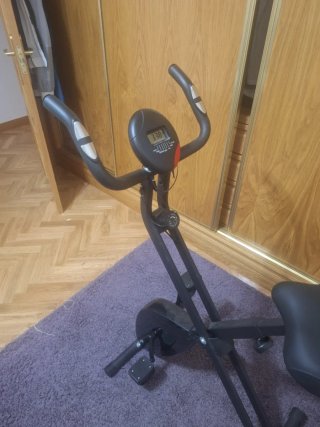 Bicicleta Estática plegable Negra