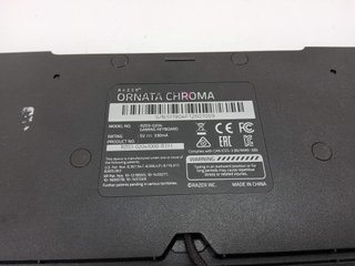 teclado alfanumerico razer ornata chroma