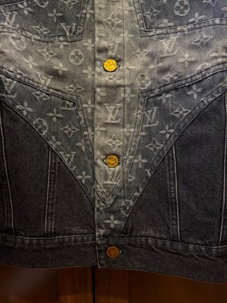 Louis Vuitton Monogram Star Black Denim Jacket
