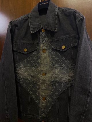 Louis Vuitton Monogram Star Black Denim Jacket