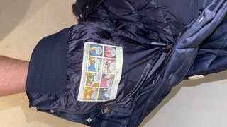 Chaqueta Moncler Dives Bomber Azul Marino Talla 3