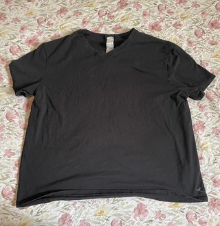Camiseta Negra Decathlon Talla 4XL Hombre