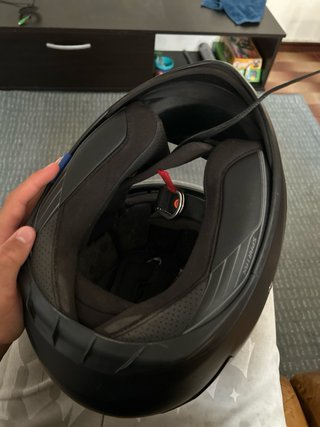 Casco Shark Negro con Diseño Monster
